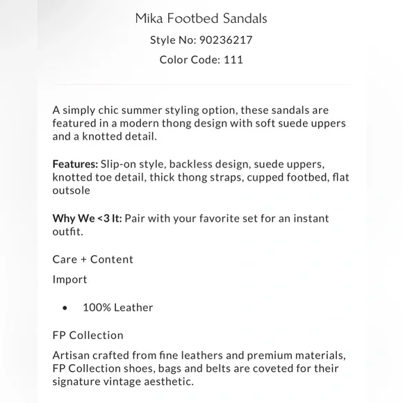 🆕 FREE PEOPLE | MIKA FOOTBED SANDALS | ORCHID ICE | SIZE: 8.5 - Picture 7 of 8